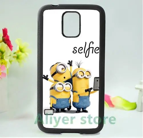 Selfie миньоны мода сотовый телефон чехол для Samsung galaxy S3 S4 S5 S6 примечание 2 3 4 * J3130J |