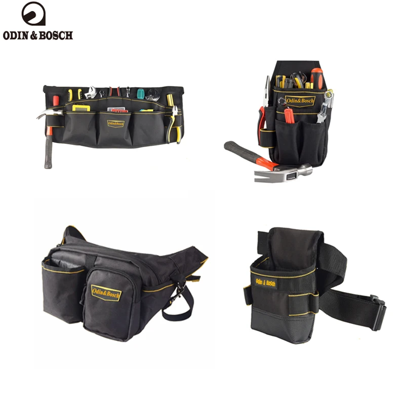 

Odin&Bosch Tool Waist Bag Knife Work Organizer Pouch Belt Men Multi-Pockets Tool Bag For Hand Tools
