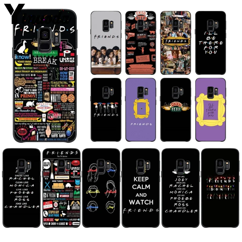 

Yinuoda Coffee Friends temporada TV Soft Silicone TPU Phone Case Cover Shell For GALAXY s6 edge plus s7 edge s8 plus s9 plus s10
