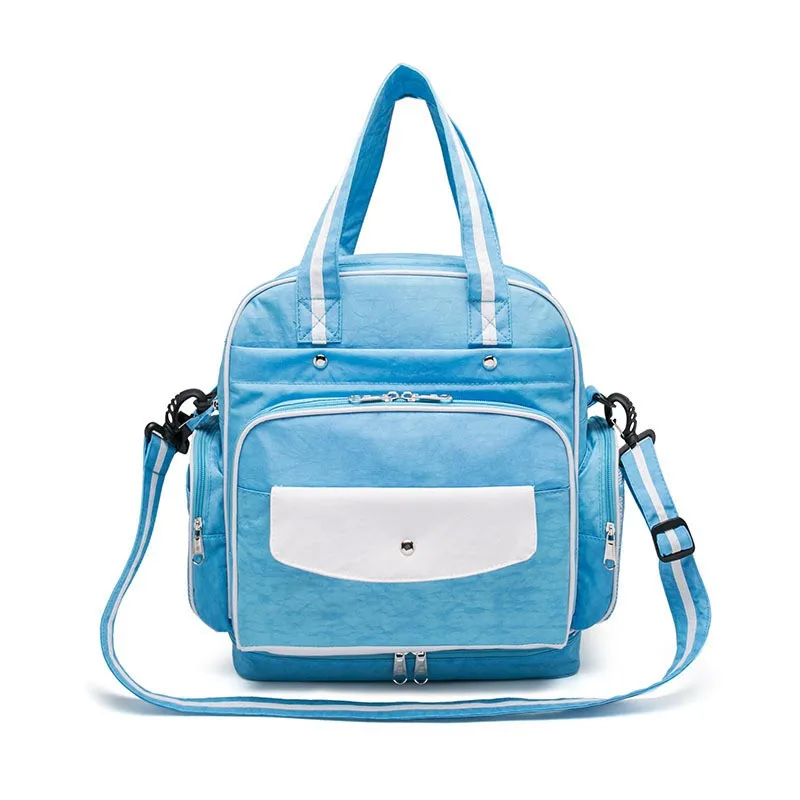 323619cm Fashion Baby Diaper Bag Backpack Tote Messenger Baby Bag Organizer Stroller Bag For Mom Dot Waterproof Maternity Bags (15)