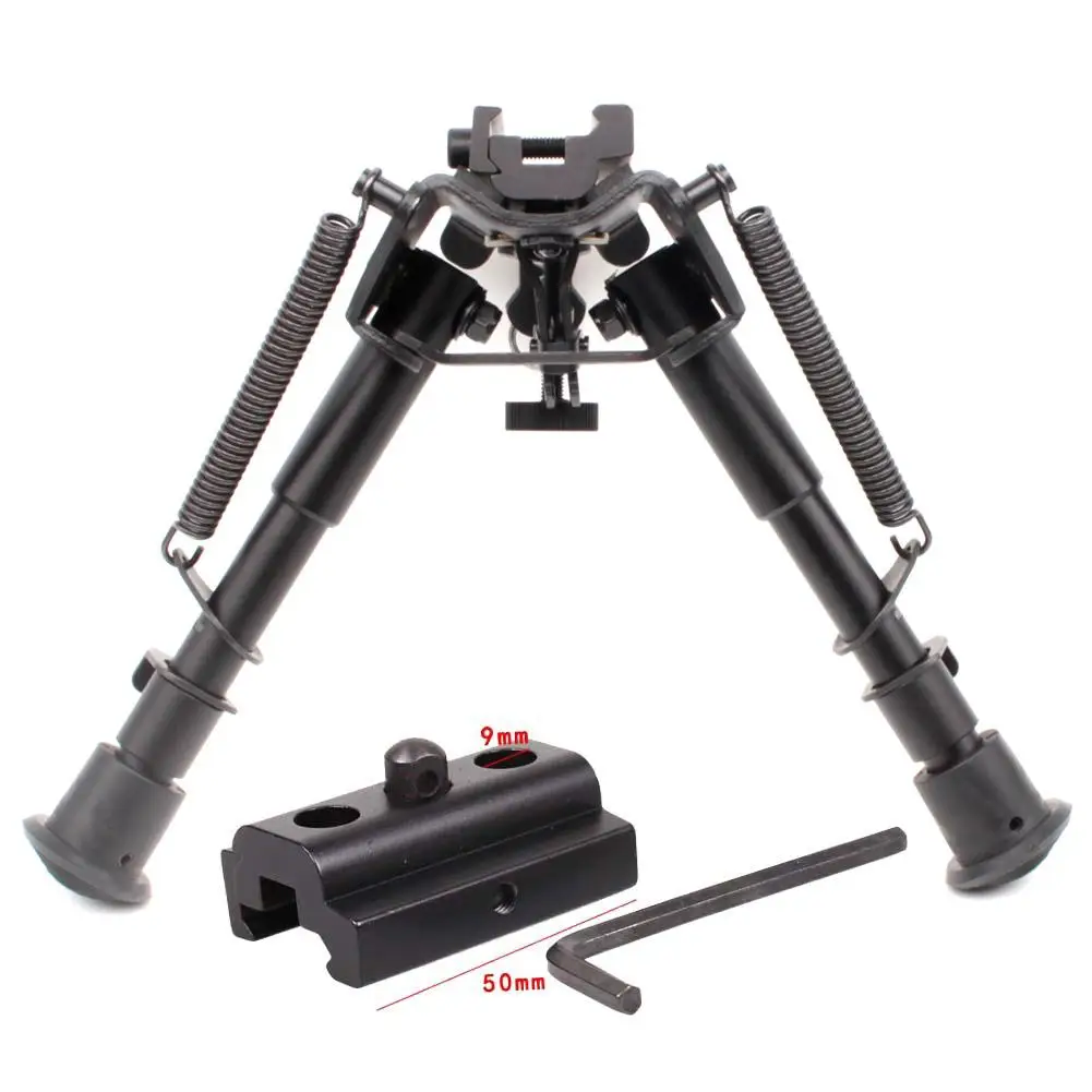 كاميرا حامل ثلاثي القوائم مرنة 6-9 بوصة الإفراج السريع قابل للسحب المعادن Bipod ل 20 مللي متر الهاتف حامل كاميرا حامل أدوات في الهواء الطلق
