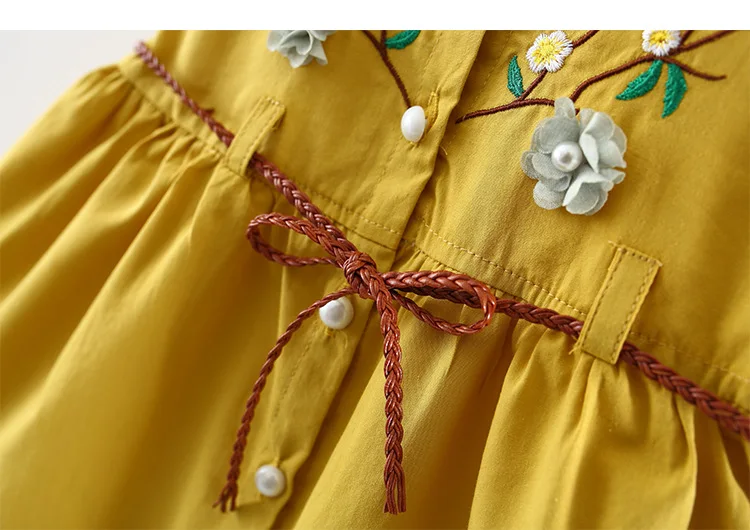 Коллекция года, летнее платье для девочек новое платье с рукавами-крылышками и цветами персикового цвета одежда для маленьких девочек с поясом детское платье для детей возрастом от 0 до 4 лет