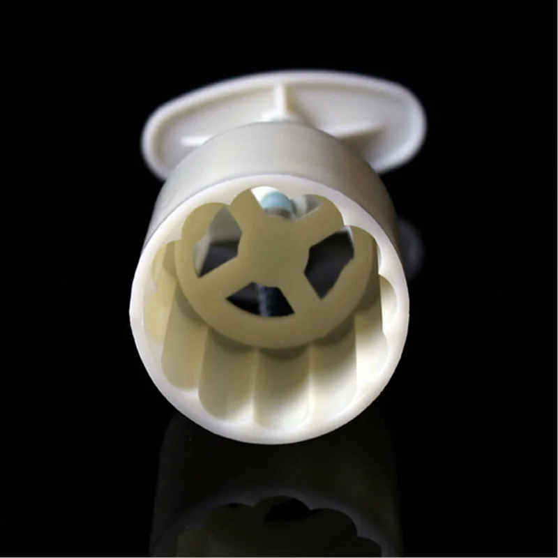 NEW 3D Rose Flower Mooncake Mold Hand Pressure Mould 1 Barrel 6 Stamps DIY Cake DecorationTool