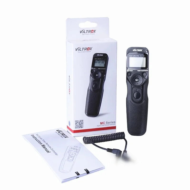 Viltrox MC-C1 ЖК-дисплей ЖК-экраном таймером и провод спуска затвора объектива Цифрового Фотоаппарата Canon 1200D 1100D 700D 600D 650D 550D 60D 70D 100D