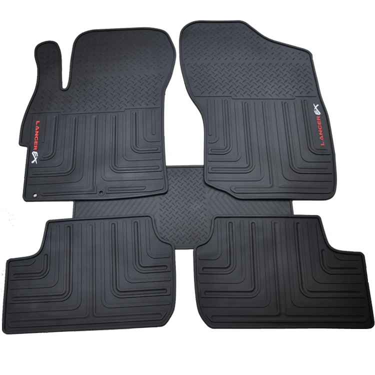 

Custom Waterproof Durable Non Slip Carpets Rubber Car Floor Mats for Mitsubishi Lancer EX