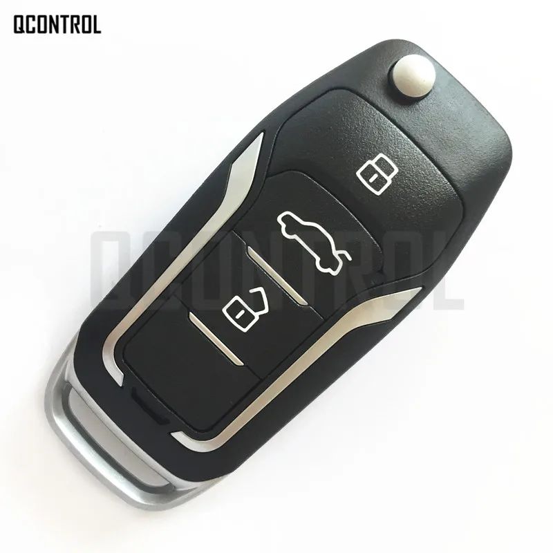 QCONTROL обновленный Автомобильный Дистанционный ключ для Ford Focus Mondeo Fiesta Galaxy Fusion HU101 Blade 433 МГц