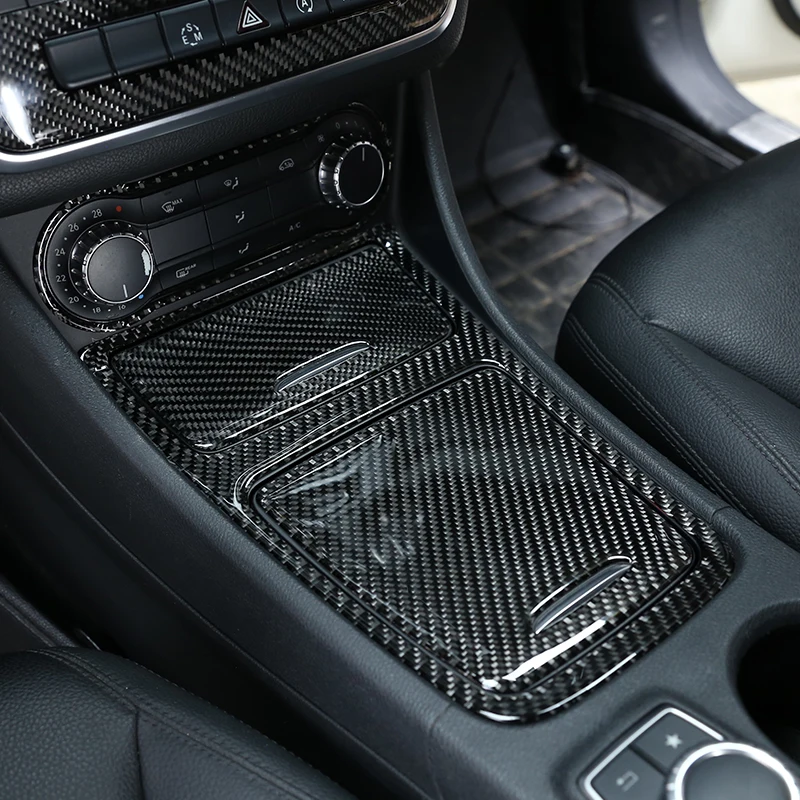 Для Mercedes Benz CLA GLA A Class W117 C117 W176 X156 2013 2018 настоящая карбоновая коробка для