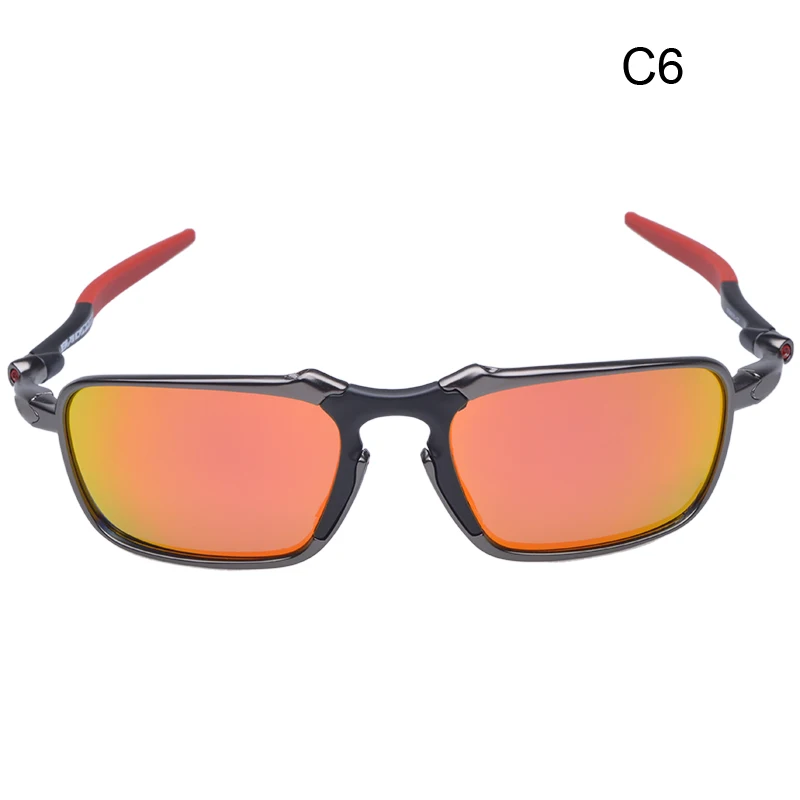 Бренд Велоспорт стекло поляризационные солнцезащитные очки es сплав рамка велосипедные очки с логотипом oculos de sol OO6020 - Цвет: 6020C6