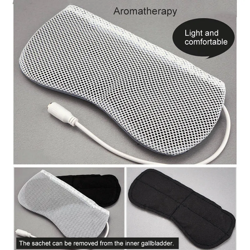 

Temperature Control Heat Steam Cotton Eye Mask for Dry Tired Compress Eyes USB Hot Pads MSU99