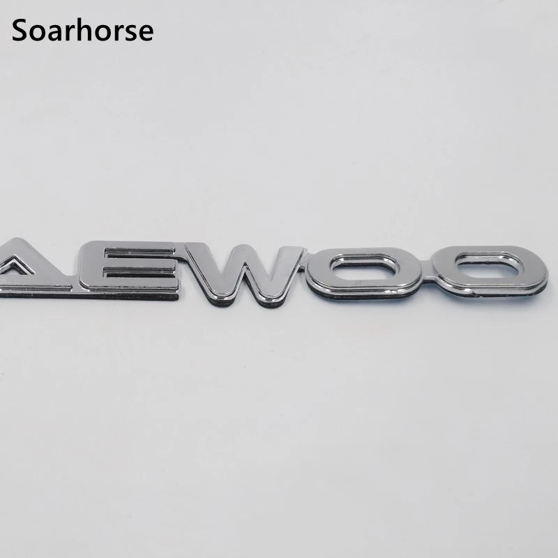 3D Хром для Daewoo буквы стикер автомобиля хвост ворота эмблема значок Украшение Наклейка