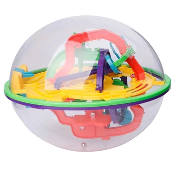 

168 Barriers 3D Magic Intellect Ball Balance Maze Game Puzzle Kids Toy Gift