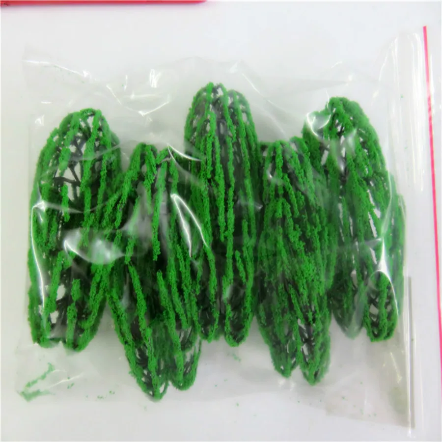 new architecture 3d scale artificial plastic model  green tree  layout34