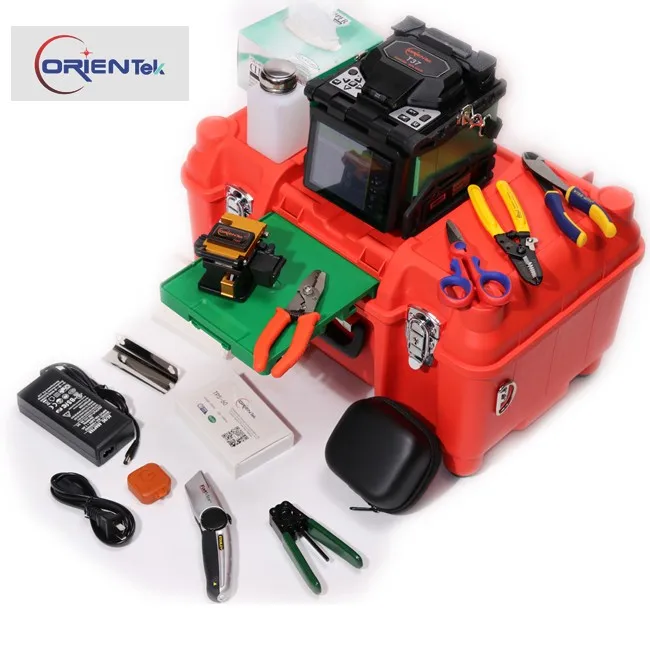 Horientek T37 Fusion Splicer сварочный аппарат для SM/мм/DS/NZDS/BIF & UBIF оптического волокна|splicing