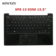 Для Dell XPS 13 9350 13," подлокотник для ноутбука тачпад с подсветкой Клавиатура с английской раскладкой DKDXH 0DKDXH полностью протестирован