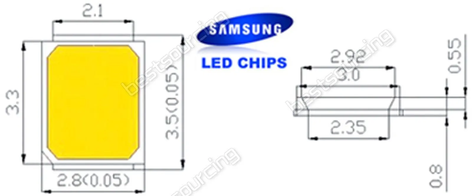 ANGRONG SAMSUNG 15 W светодиодный 7443 580 W21/5 W 582 Лампа стоп-сигнал стоп резервный свет DRL Белый