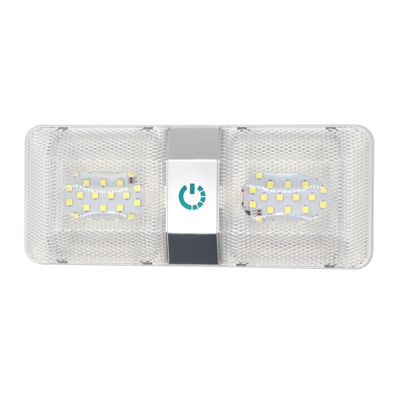 1 упаковка Rv интерьерный светильник супер яркий Dc 12 В 48 Led Rv потолочный двойной купольный светильник трейлер Кемпер Rv Внутреннее освещение Adjustabl
