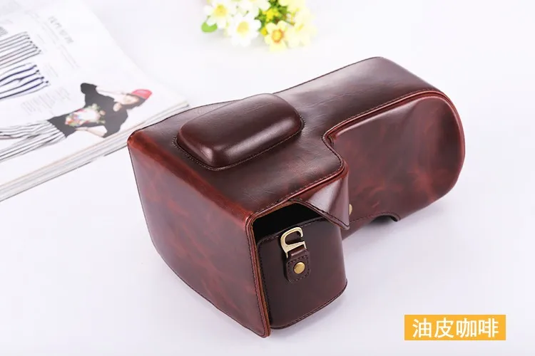 New Retro Vintage PU Leather Camera case For Nikon D3100 D3200 D3300 cover pouch bag Fit 18-55mm 18-105mm Lens