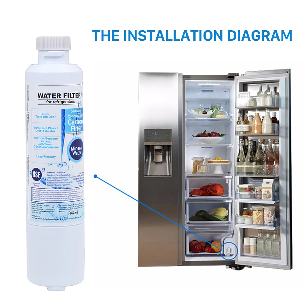 Фильтр для воды на кухню Холодильник Фильтр Для Воды, Картриджи Фильтров HAF-CIN/EXP очиститель воды for Samsung DA29-00020B 1 Шт