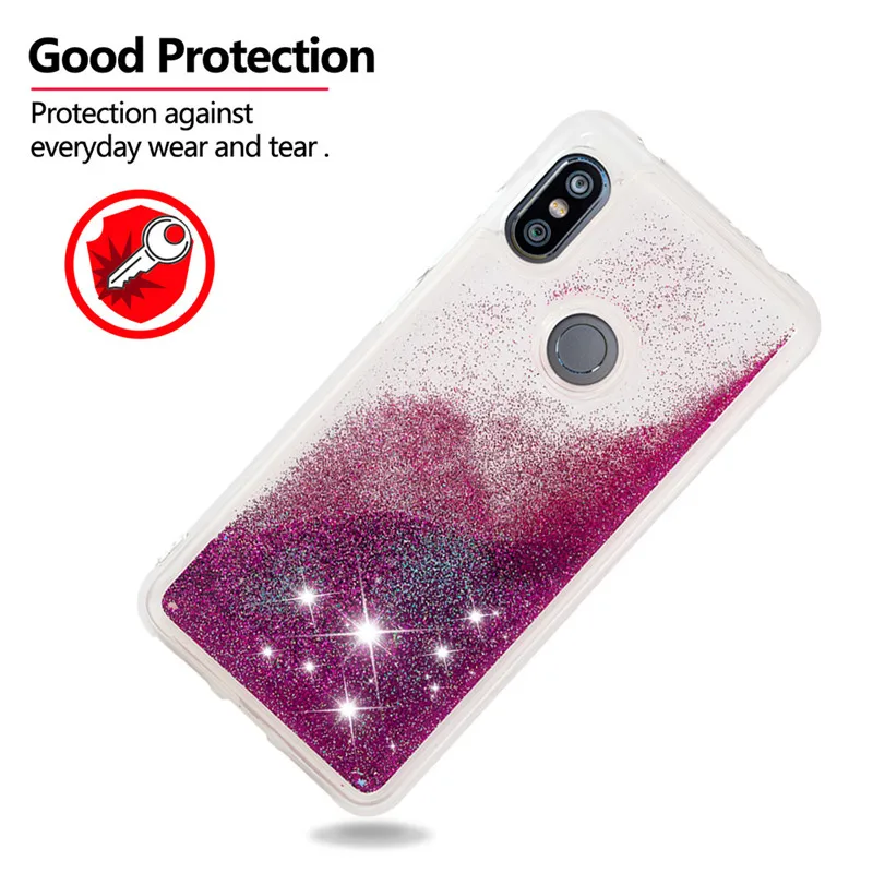 TRISEOLY для Xiaomi Redmi Note 6 Чехол Note6 задняя крышка модный Quicksand водопад мягкий TPU чехол Coque для Redmi Note 6 Pro Чехол