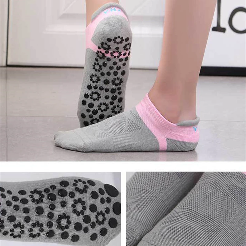 Mulheres Meias Yoga com Pontos de Silicone
