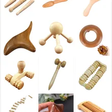 12 стилей древесины тела ноги рефлексотерапия иглоукалывание шиацу тайский массажер роликовая терапия меридианы лом лимфодренаж