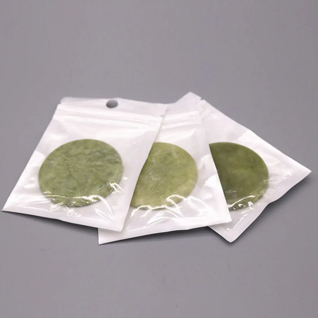 

Jade Stone False Eyelash Extension Glue Round Holder Pad Fake Eyelash Patch Adhesive Sticker Stand Pallet Makeup Tool