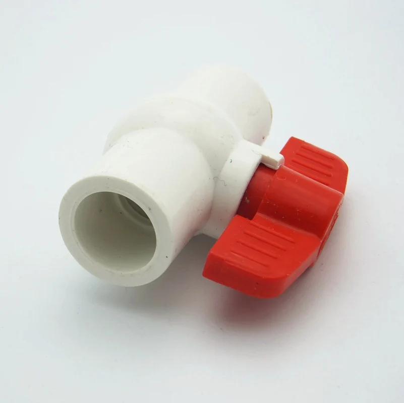 

25mm ID PVC Ball Valve Coupler Adapter Water Connector For Garden Irrigation System DIY