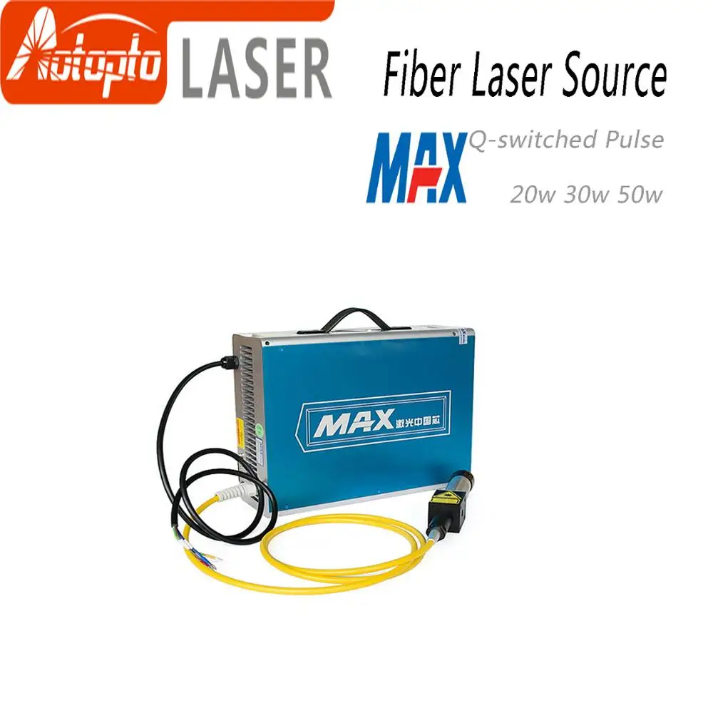 MAX 20W30W50W Q-switched Pulse Fiber Laser Series GQM 1064nm High Quality Laser Marking Machine DIY PART