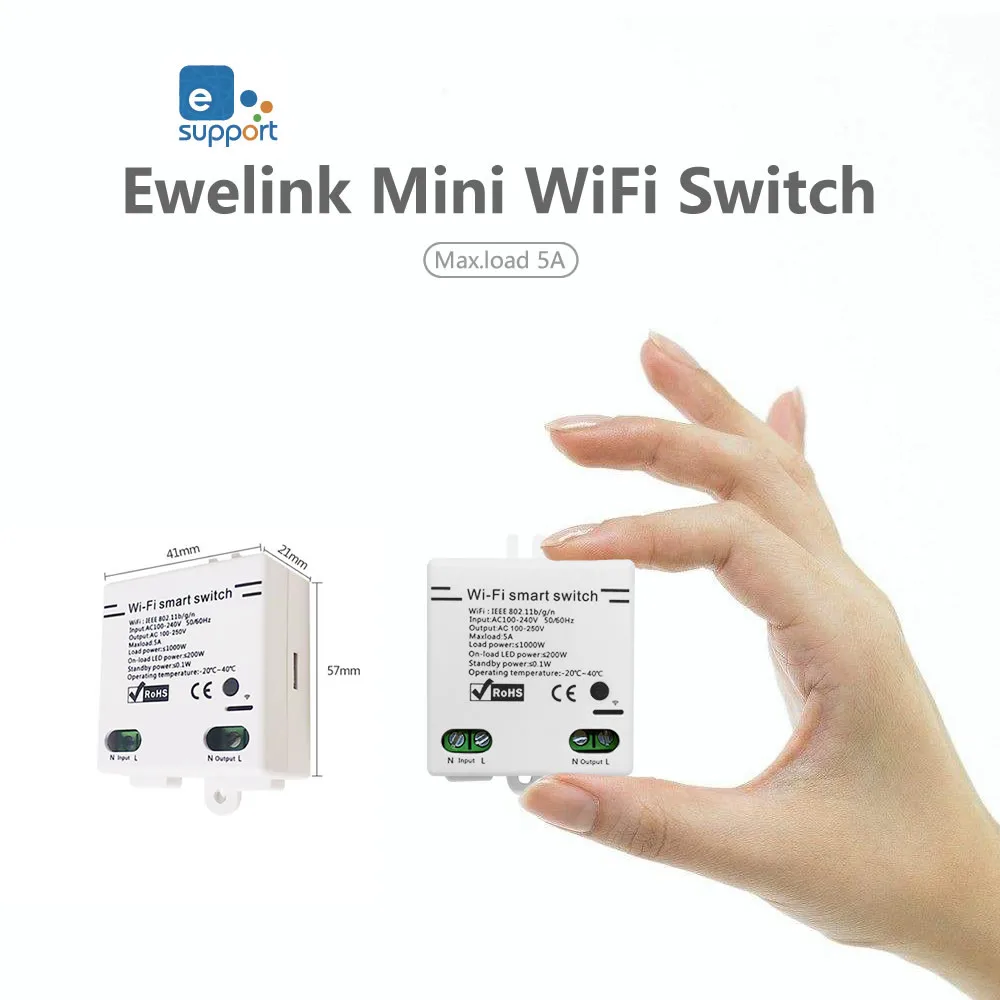 EWelink мини умный WIFI Модернизированный | ALEXA пульт дистанционного управления