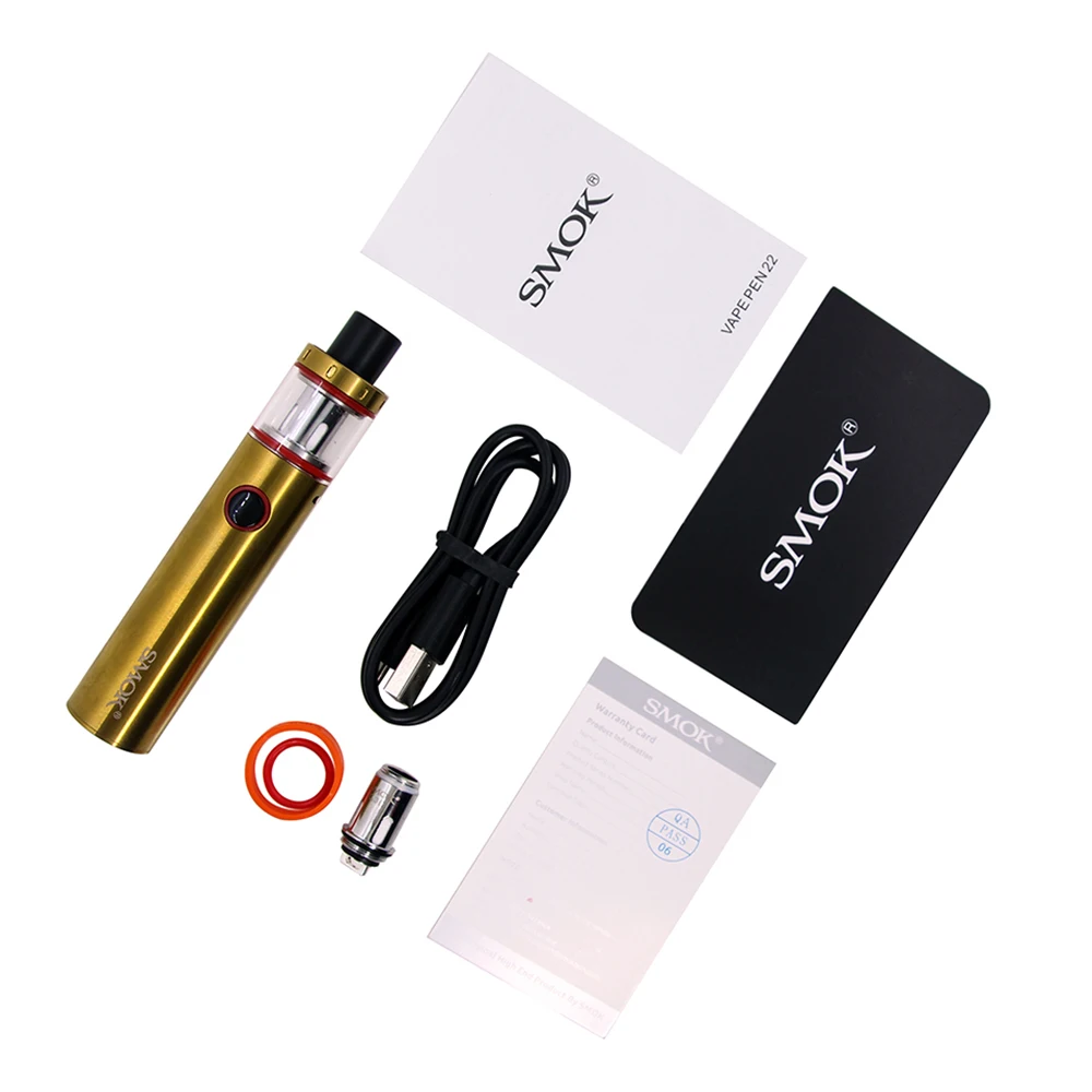 Оригинальная электронная сигарета SMOK Vape Pen 22 Kit с аккумулятором 1650 мАч бак