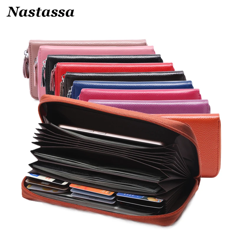 

Women Fashion Wallet Flower Designer Multifunctional Zip Pure Lady Genuine Leather Credit Card Holder Case Smart Phone Holder