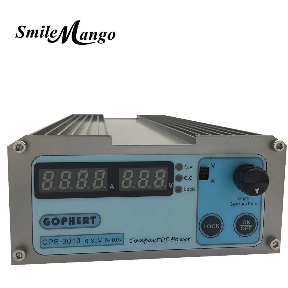 

New CPS-3010 30V 10A Precision Digital Adjustable DC Power Supply Switchable 110V/220V With OVP/OCP/OTP DC Power 0.01A 0.1V