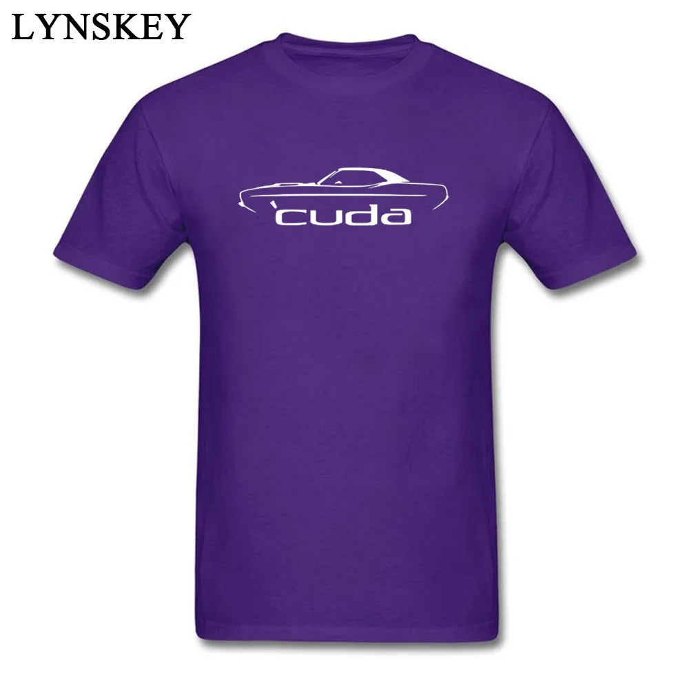 Men's Tops Shirt Designer Leisure T Shirts Cotton Fabric O Neck Short Sleeve Unique 1970-74 Plymouth Cuda Classic Tee Shirt 1970-74 Plymouth Cuda Classic purple