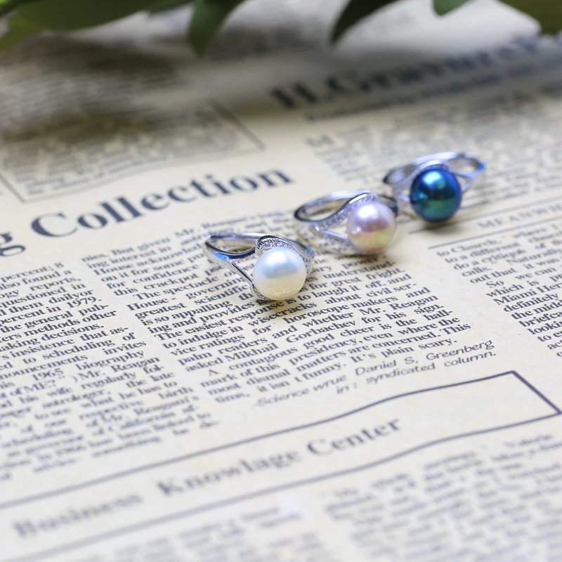 BaroqueOnly, кольцо с жемчугом, натуральный пресноводный жемчуг, ювелирное изделие, 925 пробы, серебряные кольца для женщин, высокое качество, циркон, свадебный подарок