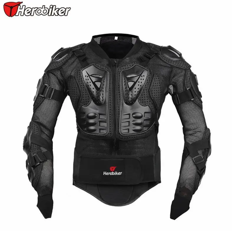 HEROBIKER мотоциклетная куртка мужская полный корпус мотоциклетная Броня мотокросса Защитное снаряжение мотоциклетная Защита 2 шт костюмы