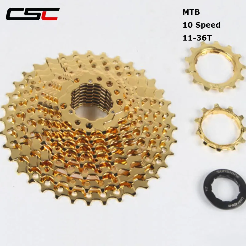 Golden Bicycle Freewheel Cassette 10 Speed 11 36 T Bicycle Freewheel