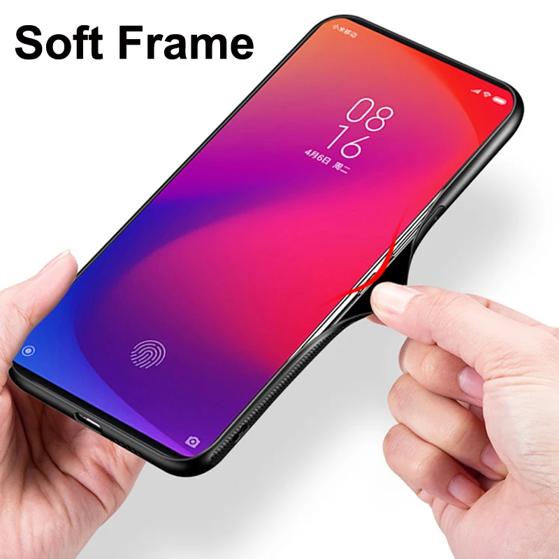Для xiaomi redmi K20 K20pro чехол 6,3" wolf girl Силиконовый ТПУ Рамка стеклянная твердая задняя крышка для xiaomi redmi K20 чехол для телефона
