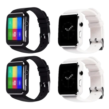 

New Arrival X6 Smart Watch with Camera ArcTouch Screen Support SIM TF Card Bluetooth Smartwatch for iPhone Xiaomi Android Phone