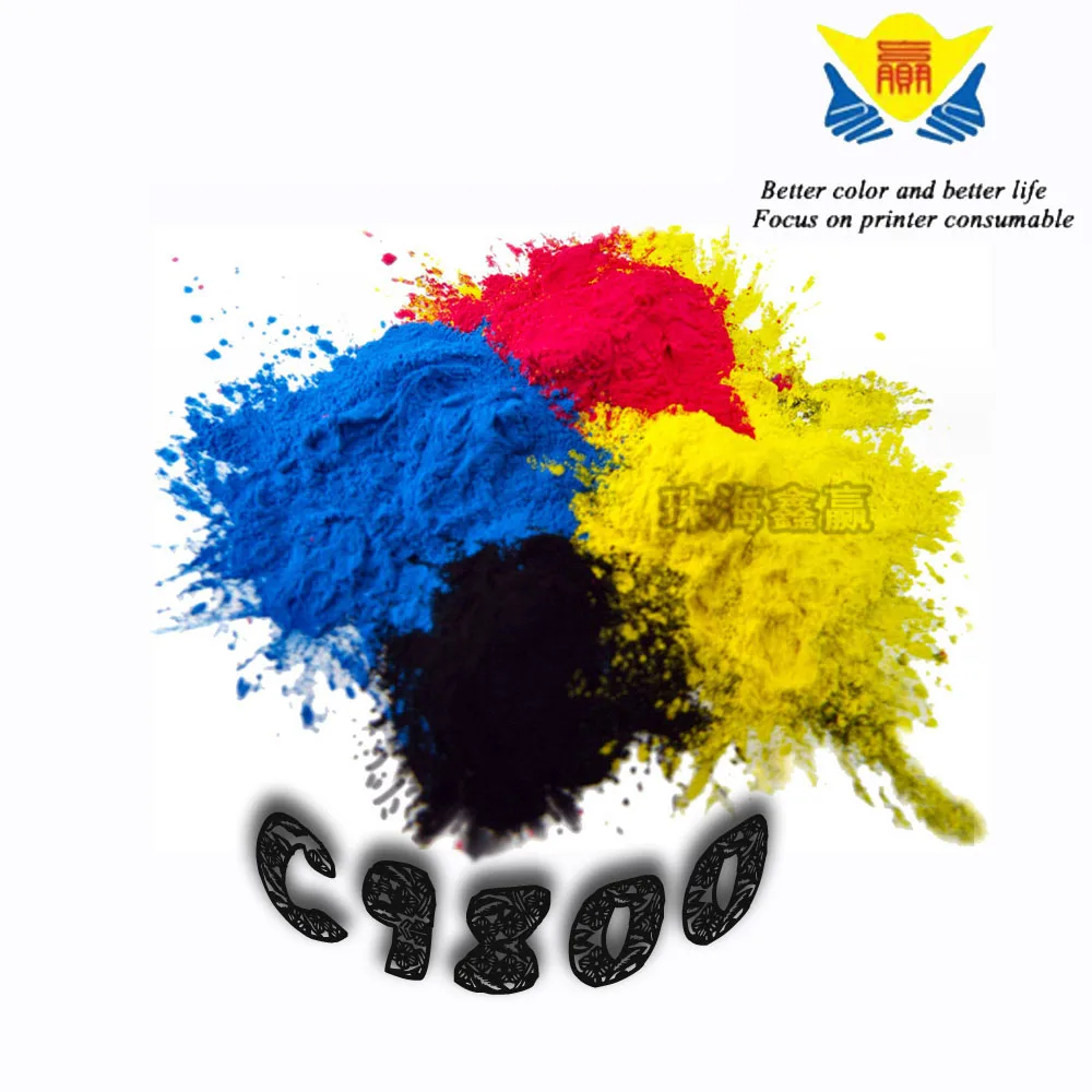 

(4bags/lot) 1kg/bag! Compatible color refill Toner Powder For OKI C9800/C9850/ ES3640 , free shipping by DHL