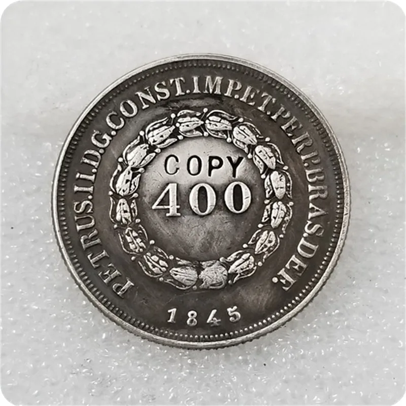 1845 бразильская 400 копия монеты | Дом и сад