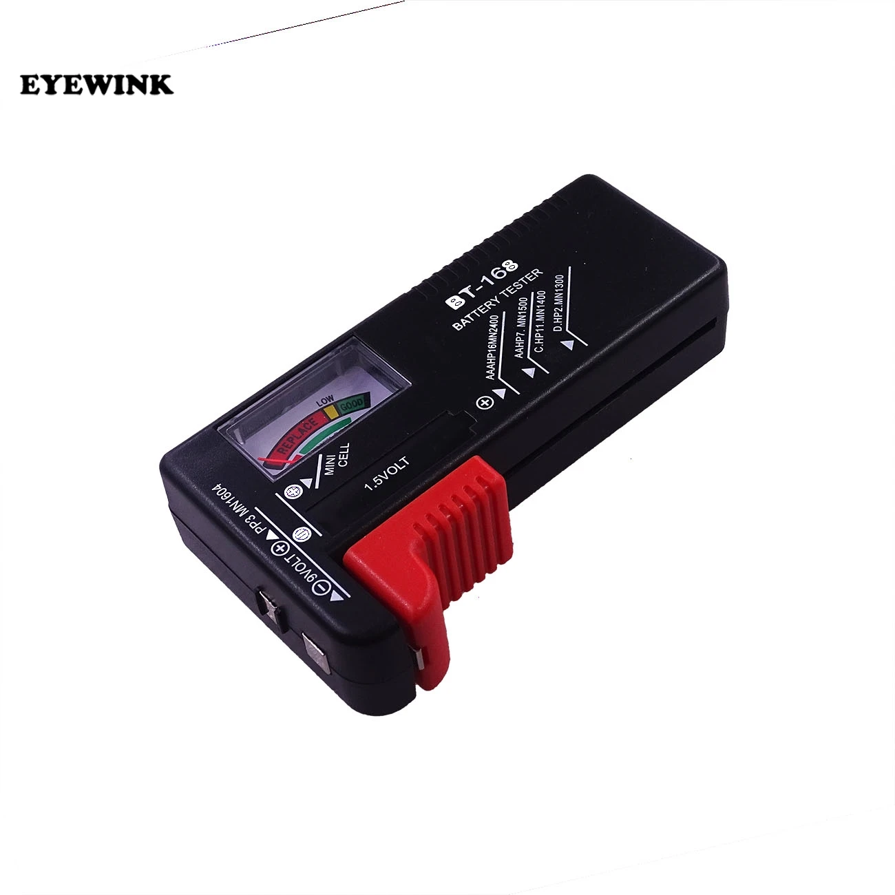 

BT-168 AA/AAA/C/D/9V/1.5V batteries Universal Button Cell Battery Colour Coded Meter Indicate Volt Tester Checker BT168