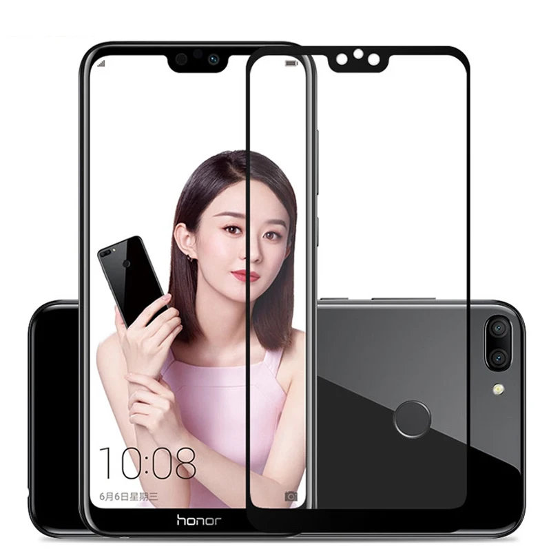 Закаленное 3d стекло для Huawei Honor 9N 2 шт. полноэкранная Защитная пленка 9N|Защитные