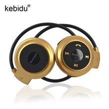 Kebidu Спортивные Мини Bluetooth TF+ FM+ MP3 шейные эластичные складные наушники, беспроводная гарнитура, наушники, свободные руки, доступны 5 цветов