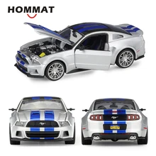 HOMMAT Simulation Maisto 1:24 Масштаб Ford Mustang Street Racer модель автомобиля литой под давлением игрушечный автомобиль модель автомобиля коллекционная