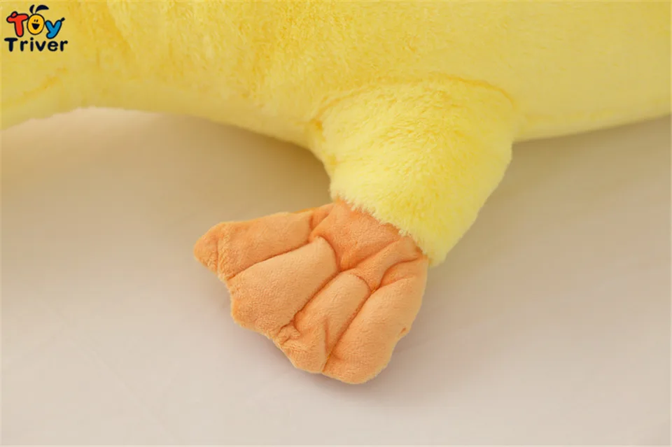 Кавайный Утконос желтая утка плюшевая игрушка тривер мягкие животные кукла детские игрушки для мальчиков и девочек подарок на день рождения