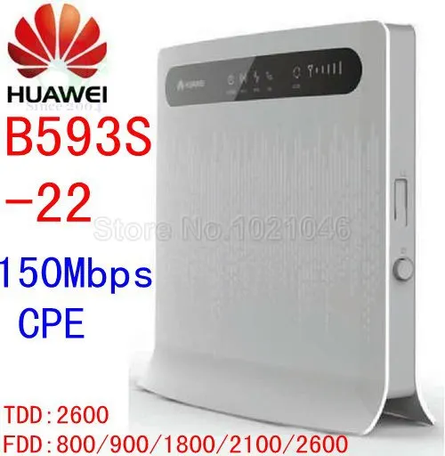 Cena Odblokowany B593s 22 Huawei 150 mb s 4G lte router mifi CPE dongel 4g router wi fi lte dongle lte router rj45 4g router lan port