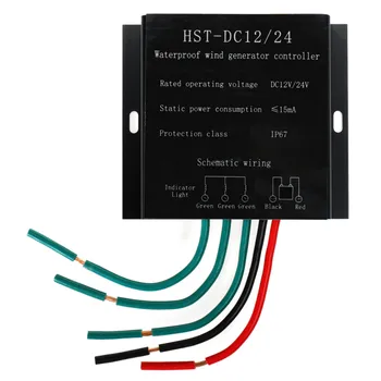 

12V/24V 6000W Wind Turbines Generator Controller Waterproof Battery Charge Controller Regulator Overvoltage Protection