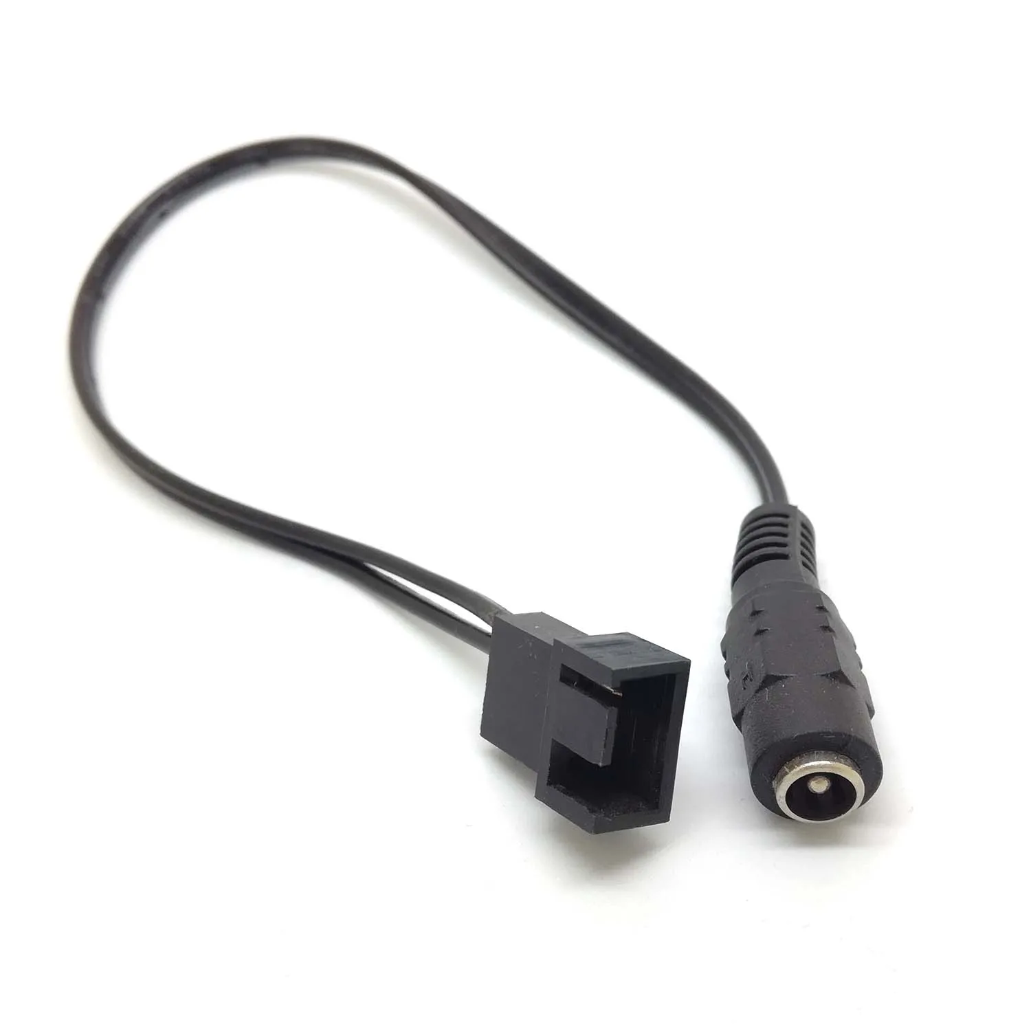 PC 4PIN/3pin/2pin المشجعين الذكور إلى 5.5 مللي متر x 2.1 مللي متر الإناث DC الطاقة كابل 12 v 9 v 5 v للجماهير مدين الطريق كاميرا جديد