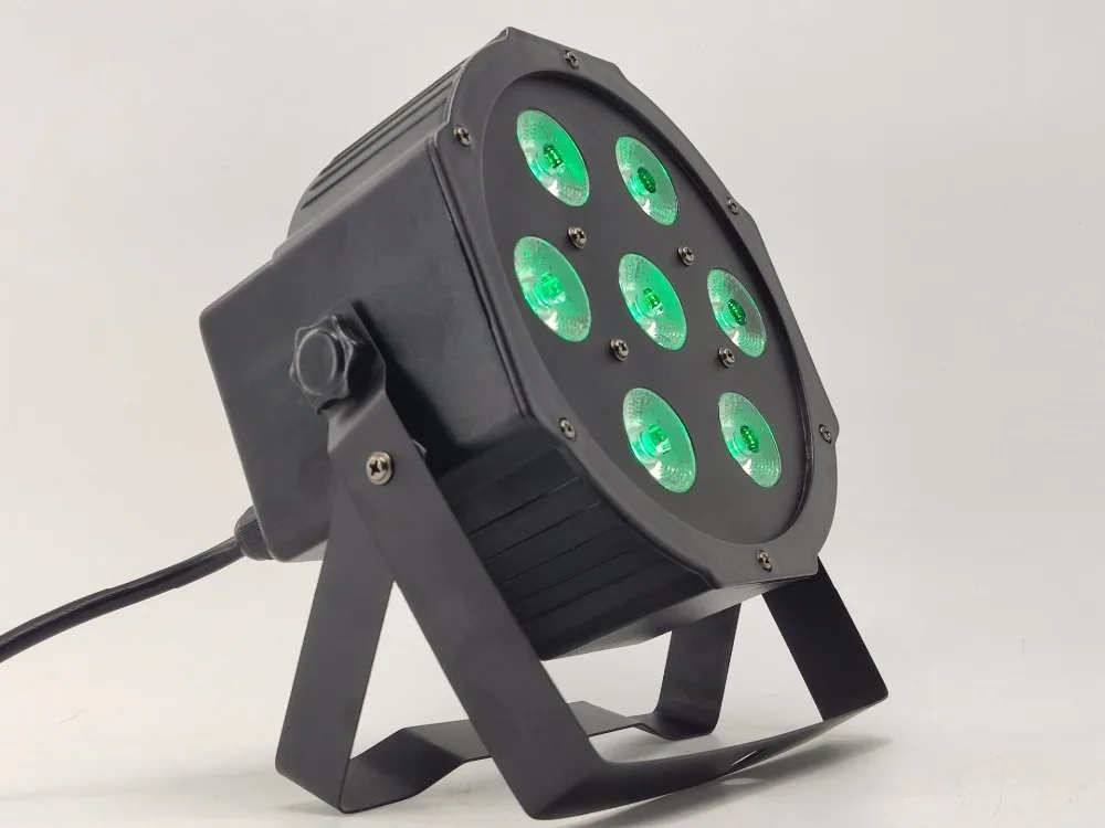 24 шт./7X12 Вт RGBW led Par light dmx 8CH led мыть свет профессиональное студийное диджейское оборудование