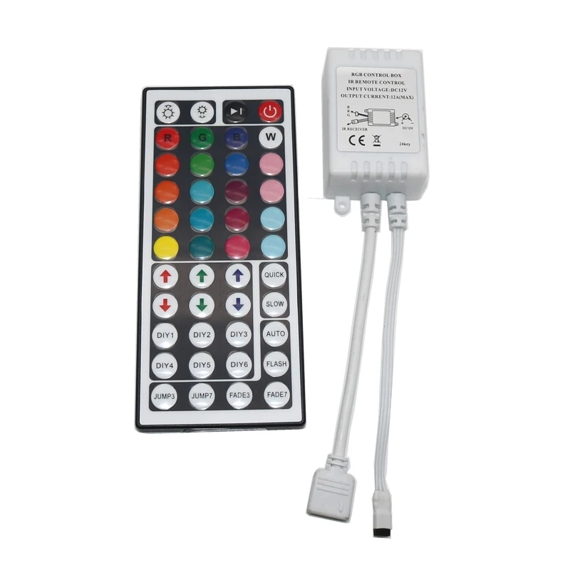12В 44Key ИК пульт дистанционного управления для SMD 3528 5050 RGB светодиодные полосы